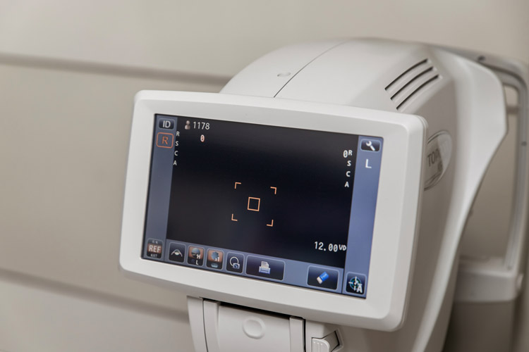 中永和驗光服務創世紀眼鏡-電腦驗光設備